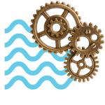 gears and wave pattern